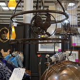 Rooster Kitchen Hanging Pot Rack